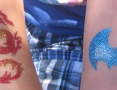 How To Apply Glitter Tattoos