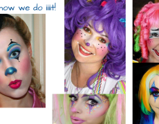 April The Clown: Makeup!