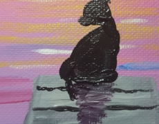 Paint Night Tutorial: Dockside Dog