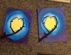 Paint Night Tutorial: Afterglow