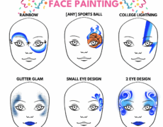College Face Paint + Balloon Twisting (Menus & Tutorials)